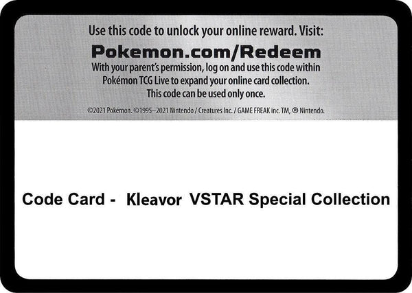 Code Card - Kleavor VSTAR Special Collection [Miscellaneous Cards and Products]