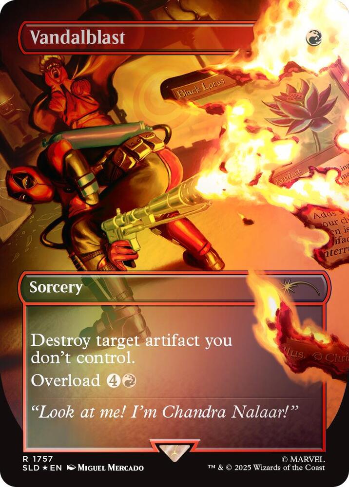 Vandalblast (1757) (Rainbow Foil) [Secret Lair Drop]