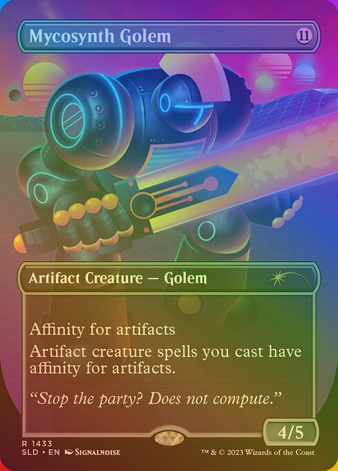 Mycosynth Golem (1433★) [Secret Lair Drop] [Borderless]
