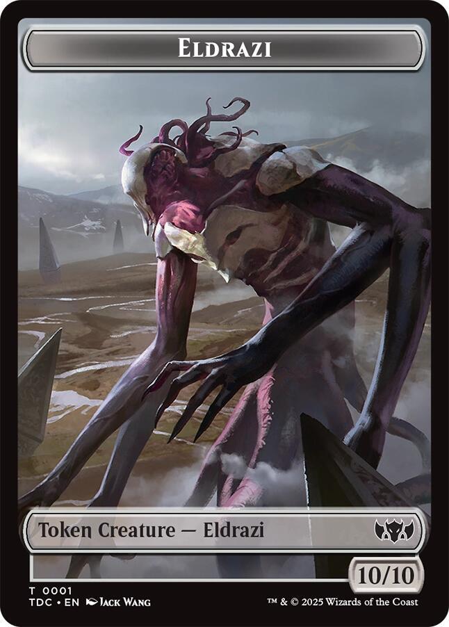 Eldrazi // Citizen Double-Sided Token (1 // 26) [Tarkir: Dragonstorm Commander]