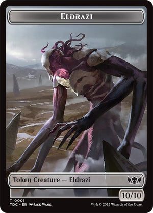 Eldrazi // Citizen Double-Sided Token (1 // 26) [Tarkir: Dragonstorm Commander]