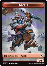 Goblin // Warrior Double-Sided Token (12 // 13) [Tarkir: Dragonstorm]