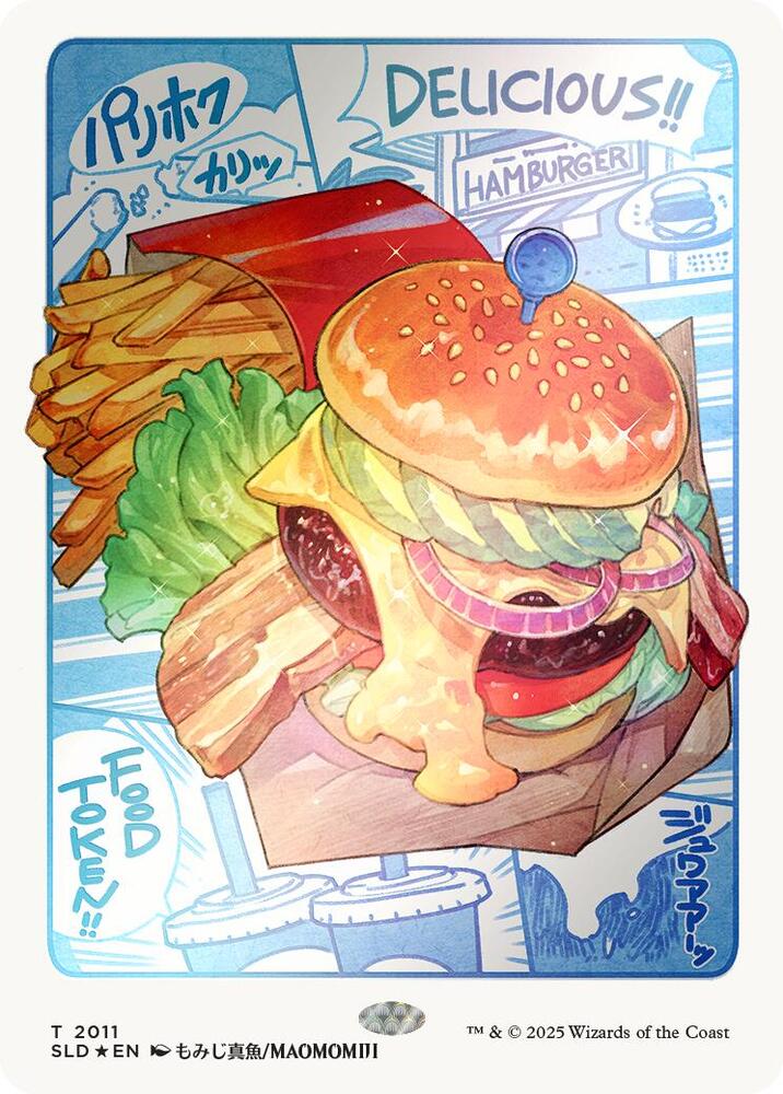 Food Token (2011) (Rainbow Foil) [Secret Lair Drop]