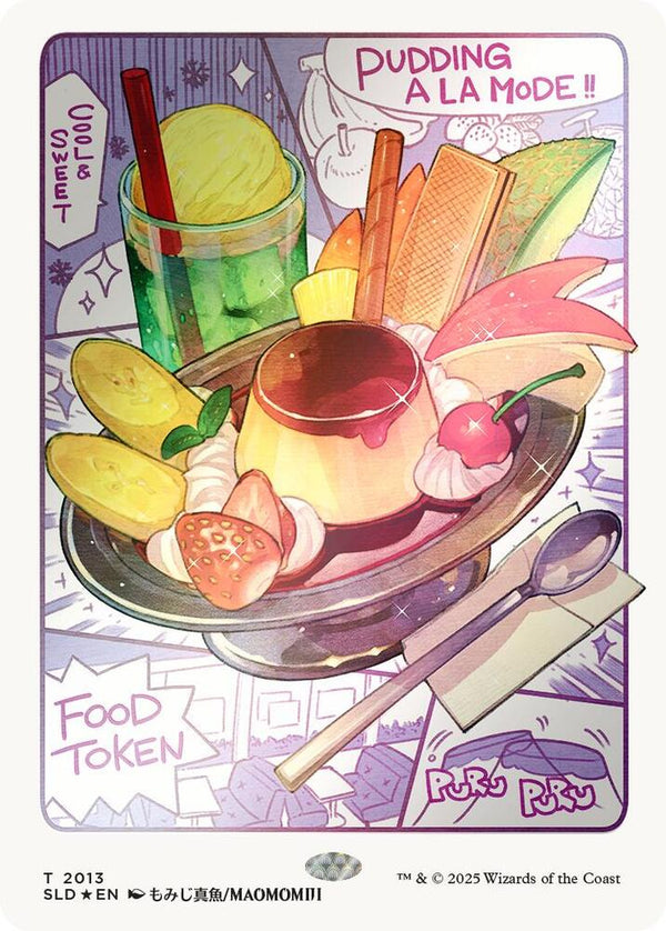 Food Token (2013) (Rainbow Foil) [Secret Lair Drop]