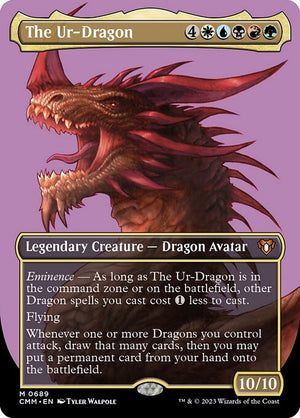 The Ur-Dragon (689) [Commander Masters] [Borderless]