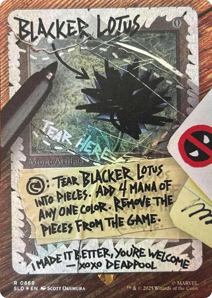 Blacker Lotus (Rainbow Foil) (869) [Secret Lair Drop]