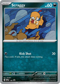 Scraggy - 186 (186) [SV Scarlet and Violet Promo Cards]