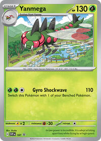 Yanmega - 187 (187) [SV Scarlet and Violet Promo Cards]