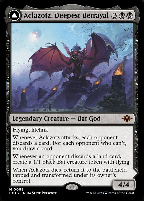 Aclazotz, Deepest Betrayal // Temple of the Dead (88) [The Lost Caverns of Ixalan]