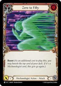 Zero to Fifty (Red) (AMX015) [Armory Deck Maxx Nitro]