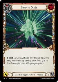 Zero to Sixty (Red) (AMX016) [Armory Deck Maxx Nitro]