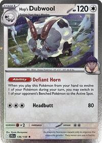 Hop's Dubwool (Cosmos Holo) (136/159) [Miscellaneous Cards and Products]