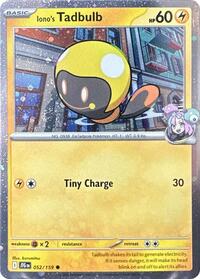 Iono's Tadbulb - 052/159 (Cosmos Holo) (052/159) [Miscellaneous Cards and Products]