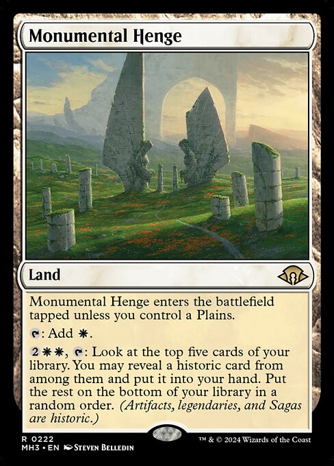 Monumental Henge (222) [Modern Horizons 3]