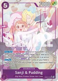 Sanji & Pudding (Alternate Art) (EB02-035) [Extra Booster: Anime 25th Collection]