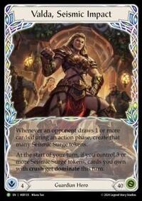 Valda, Seismic Impact - HER135 (HER135) [Flesh and Blood Promo Cards]