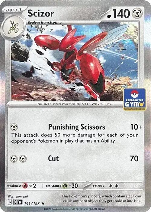 Scizor - 141/197 (Pokemon Gym Promo) [Miscellaneous Cards and Products]
