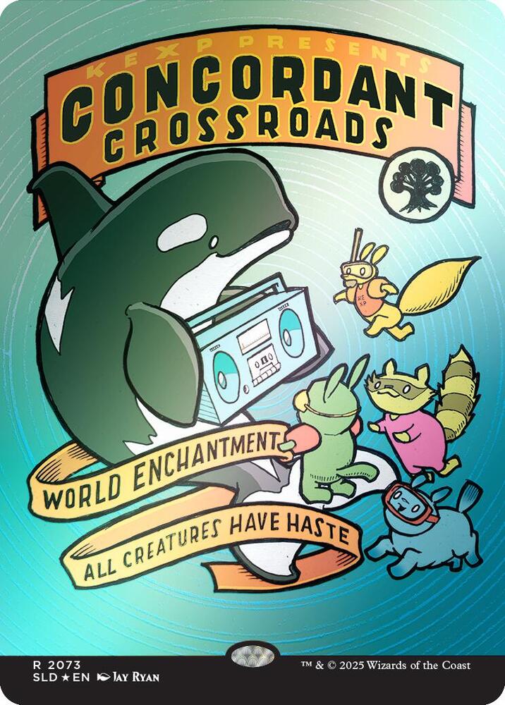 Concordant Crossroads (2073) (Rainbow Foil) [Secret Lair Drop]