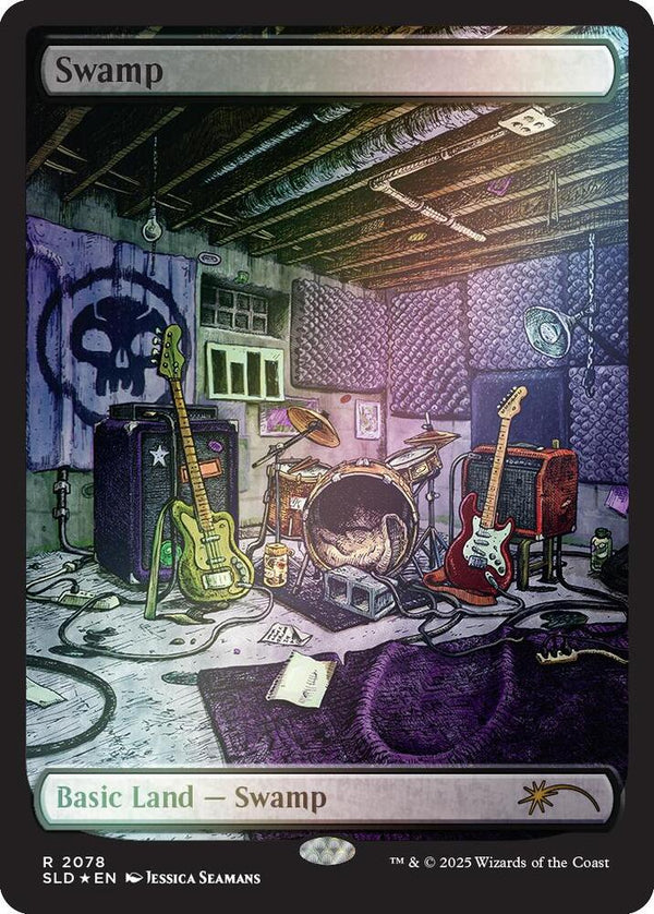 Swamp (2078) (Rainbow Foil) [Secret Lair Drop]