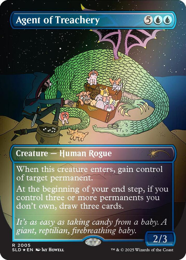 Agent of Treachery (Rainbow Foil) (2005) [Secret Lair Drop]