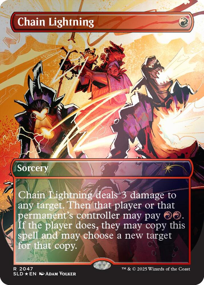 Chain Lightning (2047) (Rainbow Foil) [Secret Lair Drop]