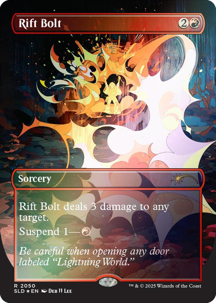 Rift Bolt (2050) (Rainbow Foil) [Secret Lair Drop]