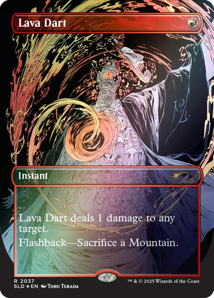 Lava Dart (Rainbow Foil) (2037) [Secret Lair Drop]