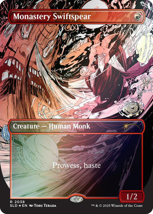 Monastery Swiftspear (2038) (Rainbow Foil) [Secret Lair Drop]