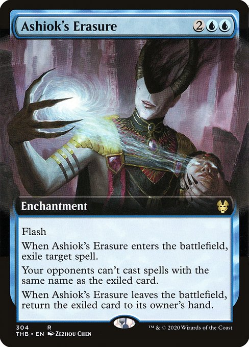 Ashiok's Erasure (304) [Theros Beyond Death] [Extended Art]