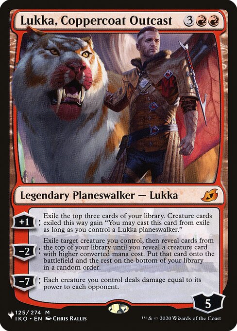 Lukka, Coppercoat Outcast (IKO-125) [The List]