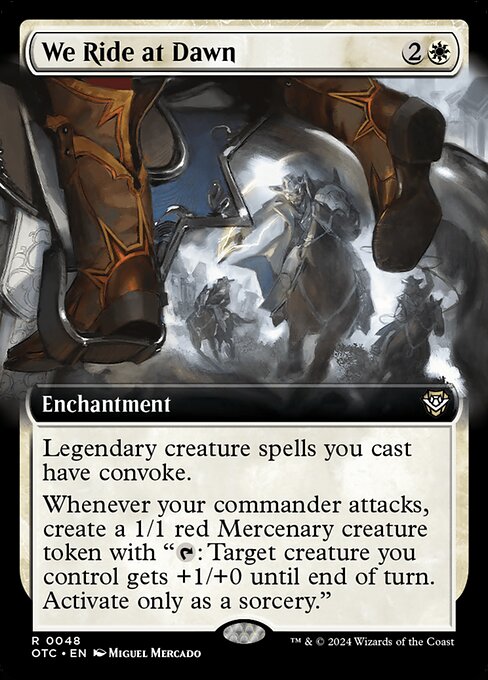 We Ride at Dawn (48) [Outlaws of Thunder Junction Commander]