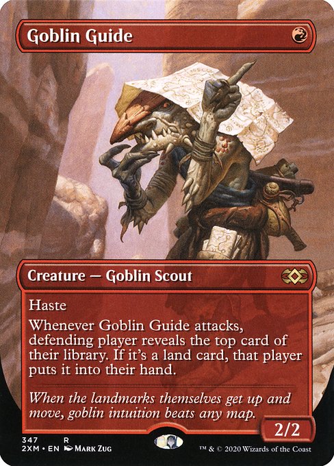 Goblin Guide (347) [Double Masters] [Borderless]
