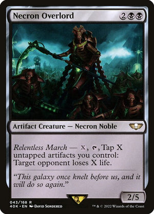 Necron Overlord (43) [Warhammer 40,000 Commander]