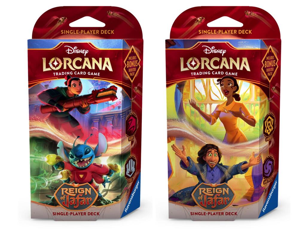 Disney Lorcana Reign of Jafar Starter Deck Set of 2