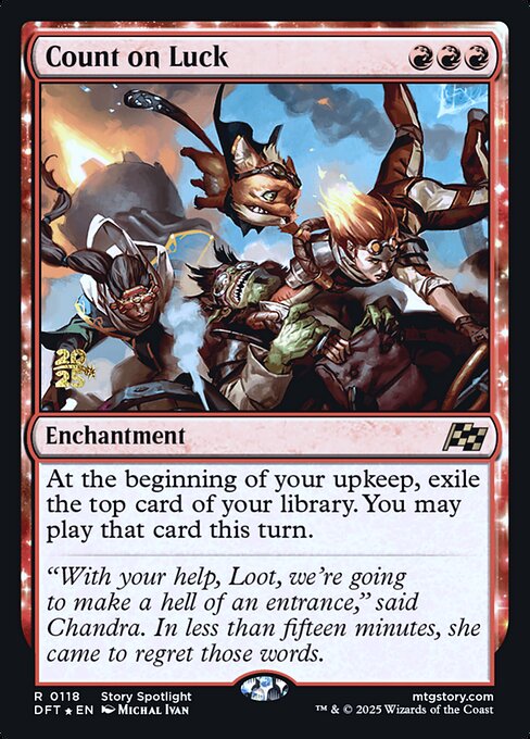 Count on Luck (118s) [Aetherdrift Promos]