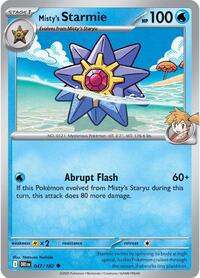 Misty's Starmie (047/182) [SV10: Destined Rivals]