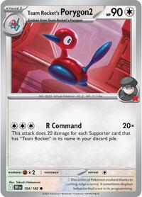 Team Rocket's Porygon2 (154/182) [SV10: Destined Rivals]