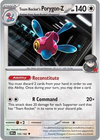 Team Rocket's Porygon-Z (155/182) [SV10: Destined Rivals]