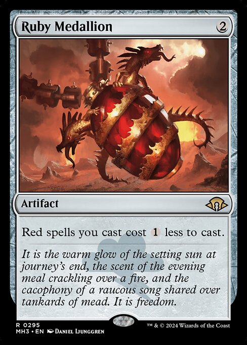 Ruby Medallion (295) [Modern Horizons 3]