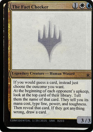 The Fact Checker [Un-Known Event Playtest Cards]