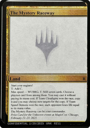 The Mystery Raceway [Un-Known Event Playtest Cards]