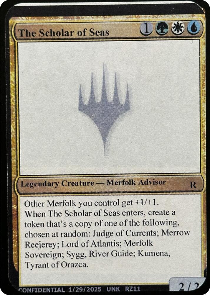 The Scholar of Seas [Un-Known Event Playtest Cards]