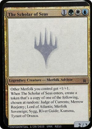 The Scholar of Seas [Un-Known Event Playtest Cards]
