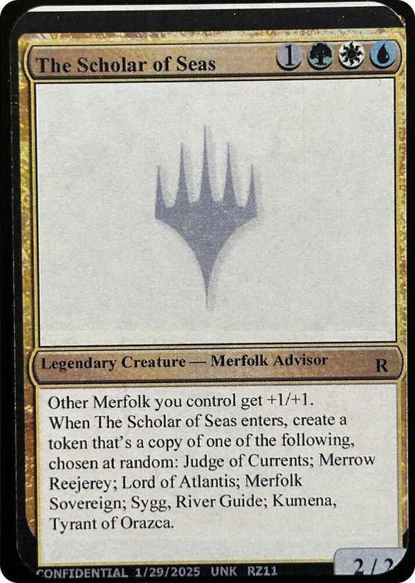 The Scholar of Seas [Un-Known Event Playtest Cards]