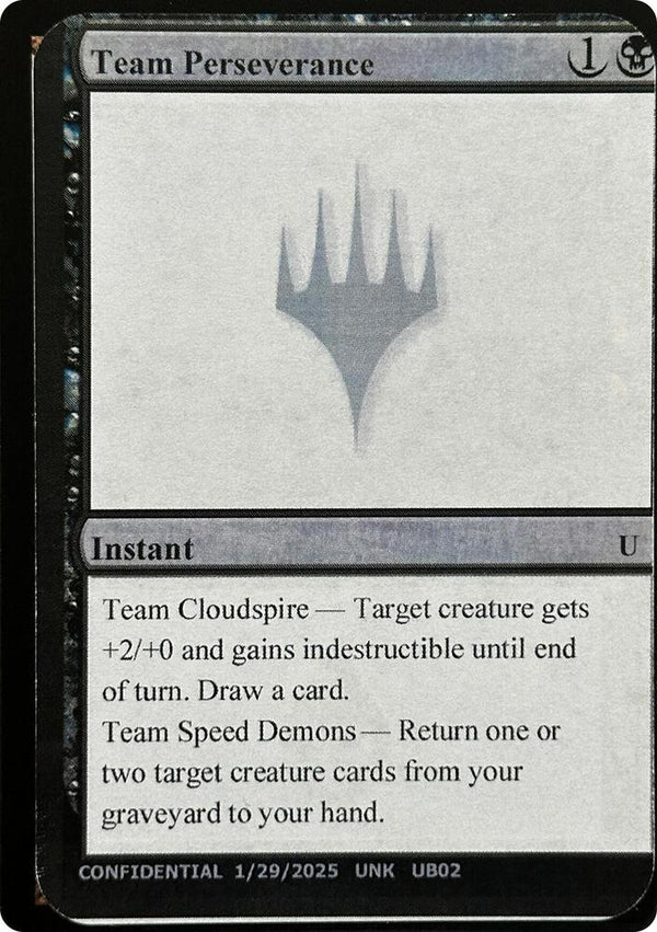 Team Perseverance [Un-Known Event Playtest Cards]