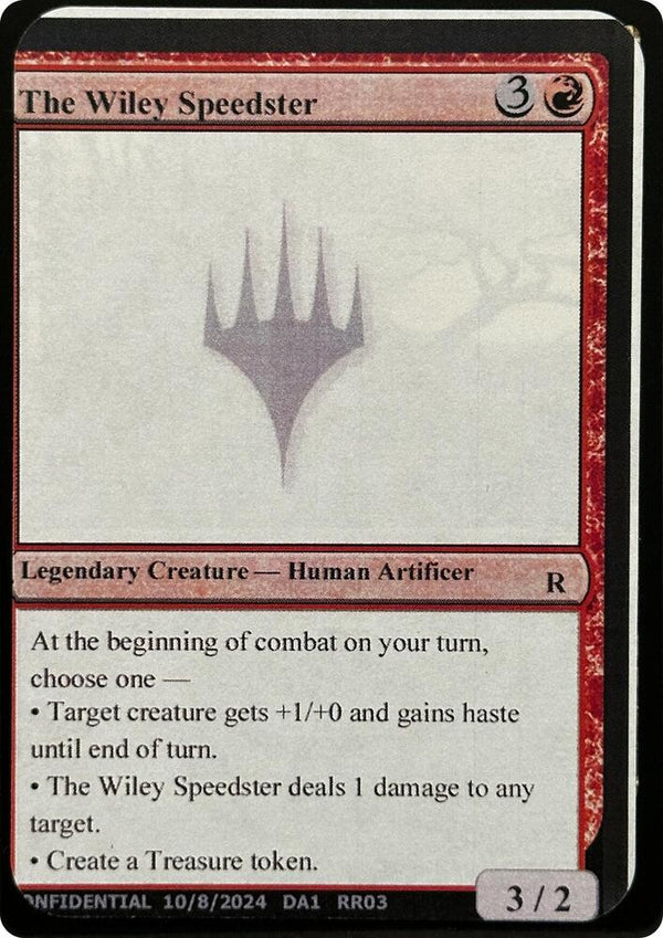 The Wiley Speedster [Un-Known Event Playtest Cards]