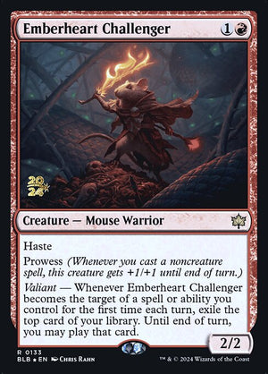 Emberheart Challenger (133s) [Bloomburrow Promos]