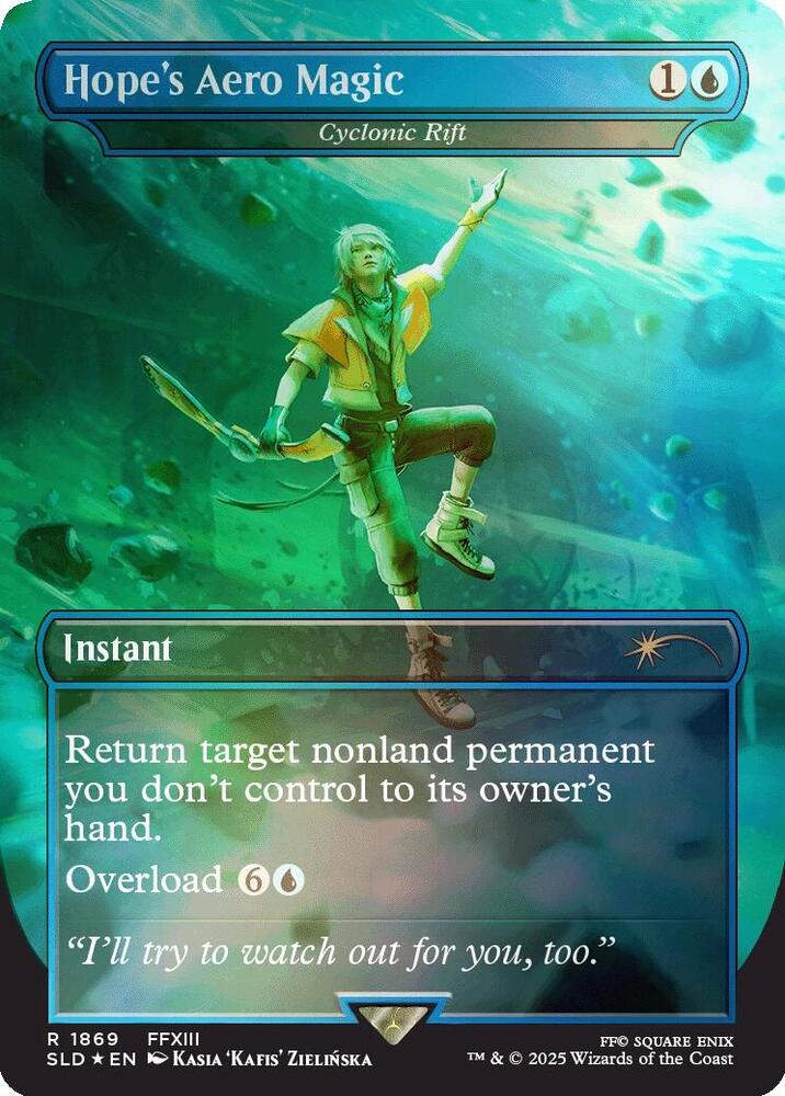 Hope's Aero Magic - Cyclonic Rift (Rainbow Foil) (1869) [Secret Lair Drop]
