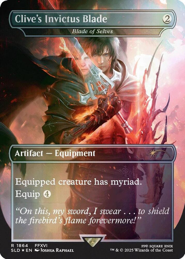 Clive's Invictus Blade - Blade of Selves (Rainbow Foil) (1864) [Secret Lair Drop]