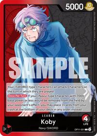 Koby (001) (OP11-001) [A Fist of Divine Speed]